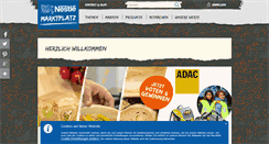 Desktop Screenshot of nestle-marktplatz.de